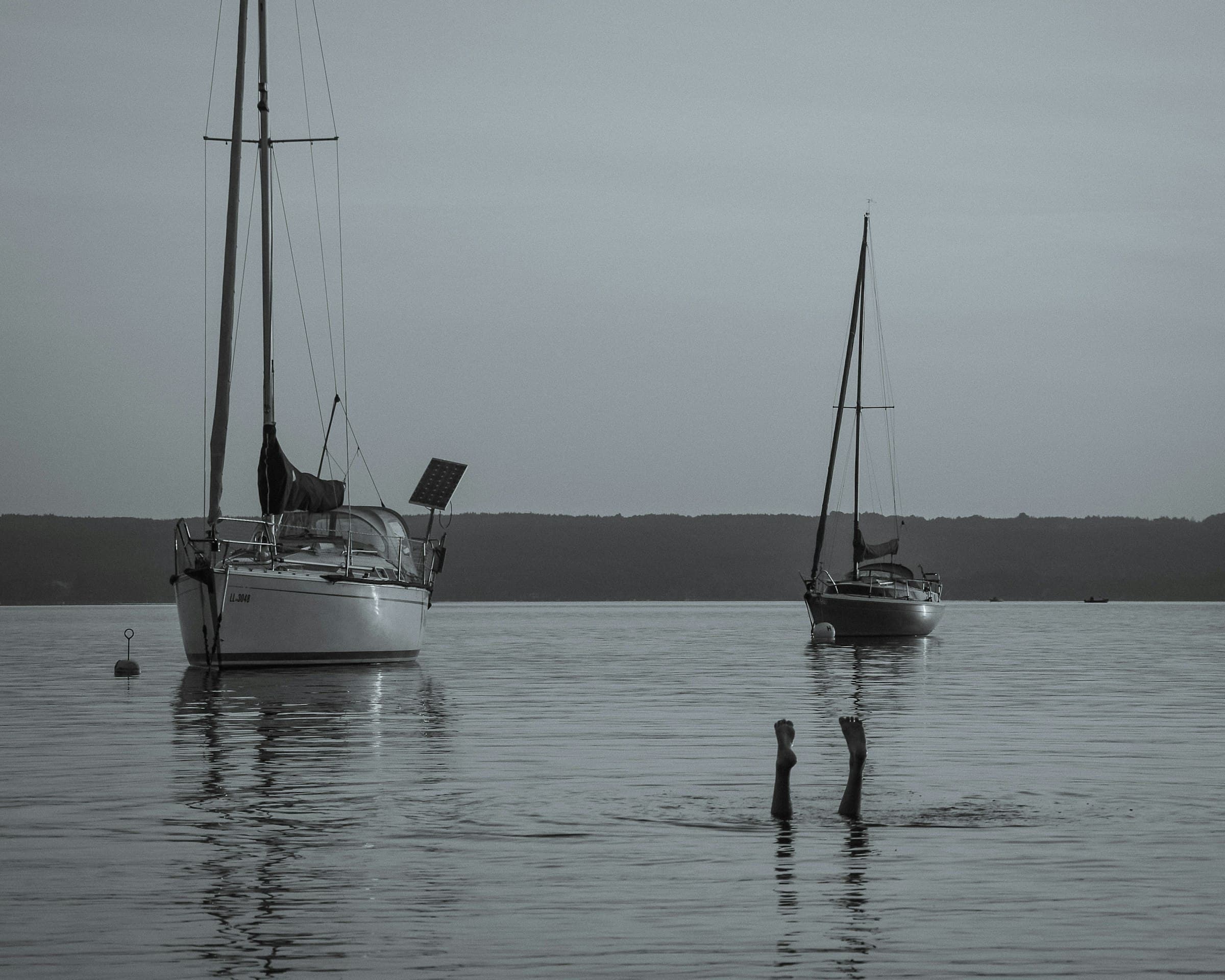 Objects and water photo